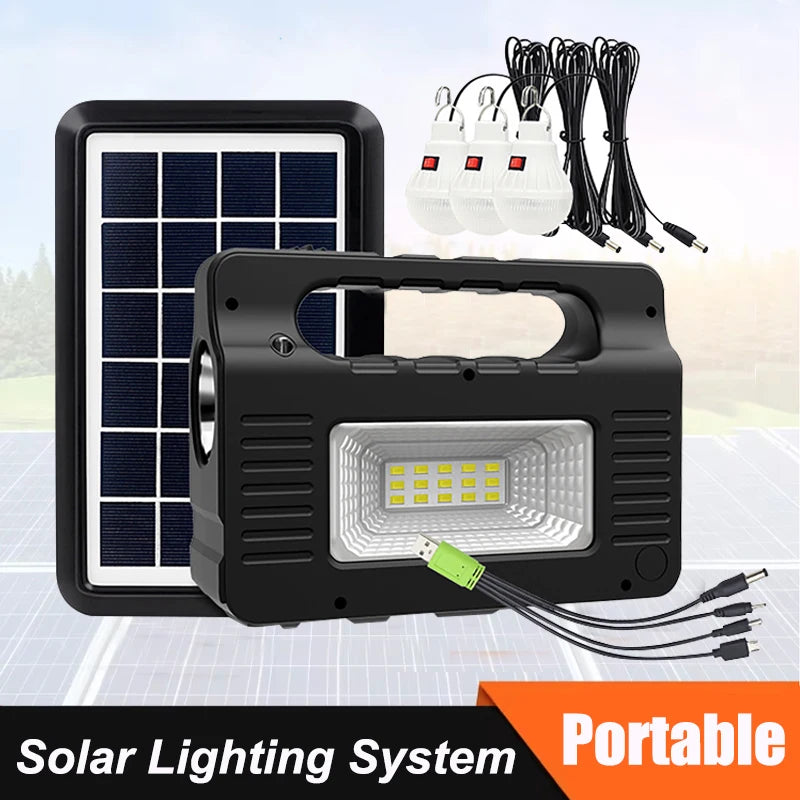 Portable  Solar Lighting Power Station