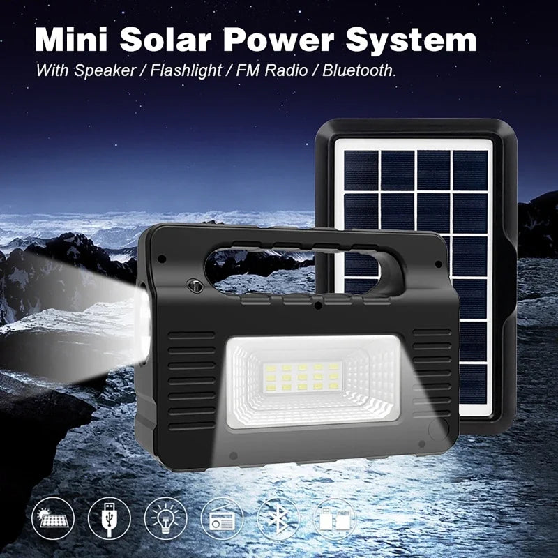 Portable  Solar Lighting Power Station