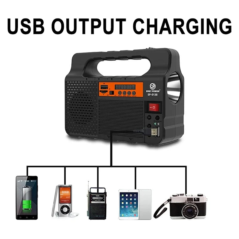 Portable  Solar Lighting Power Station